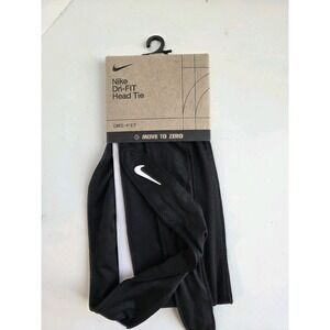 Nike Bandana Head Tie‎ Black Adult Wrap Around Tie Options Dri-Fit NEW